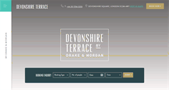 Desktop Screenshot of devonshireterrace.co.uk