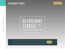 Tablet Screenshot of devonshireterrace.co.uk